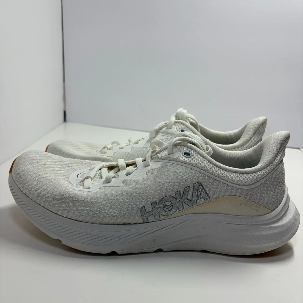 Hoka One One Women’s Solimar 1123075 White Running Shoes Sneakers Size 9.5B Run